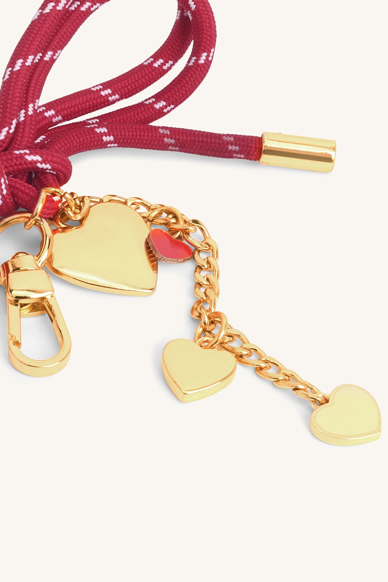Cupid Bow Bag Charm - Red - Myra USA