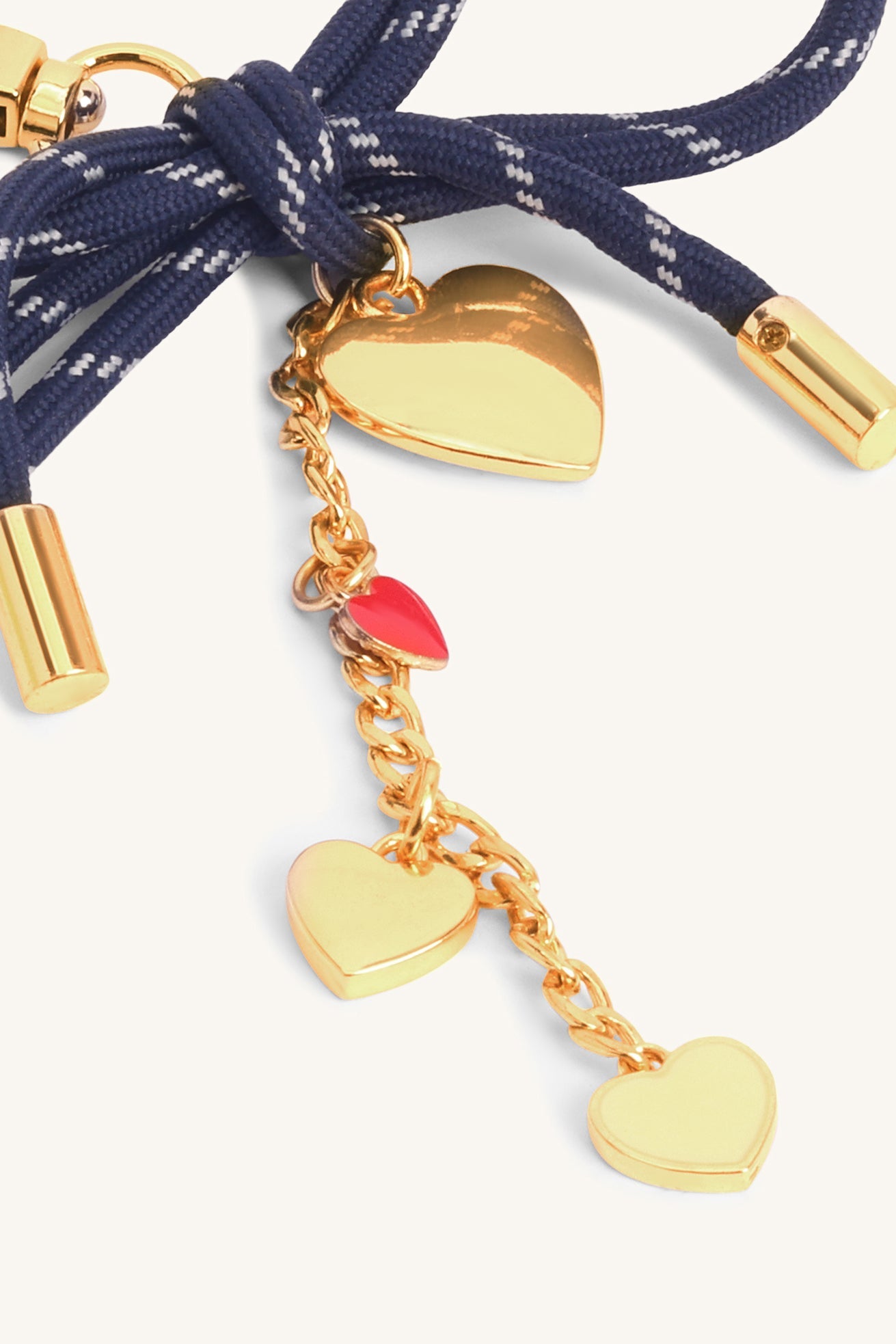 Cupid Bow Bag Charm - Navy - Myra USA