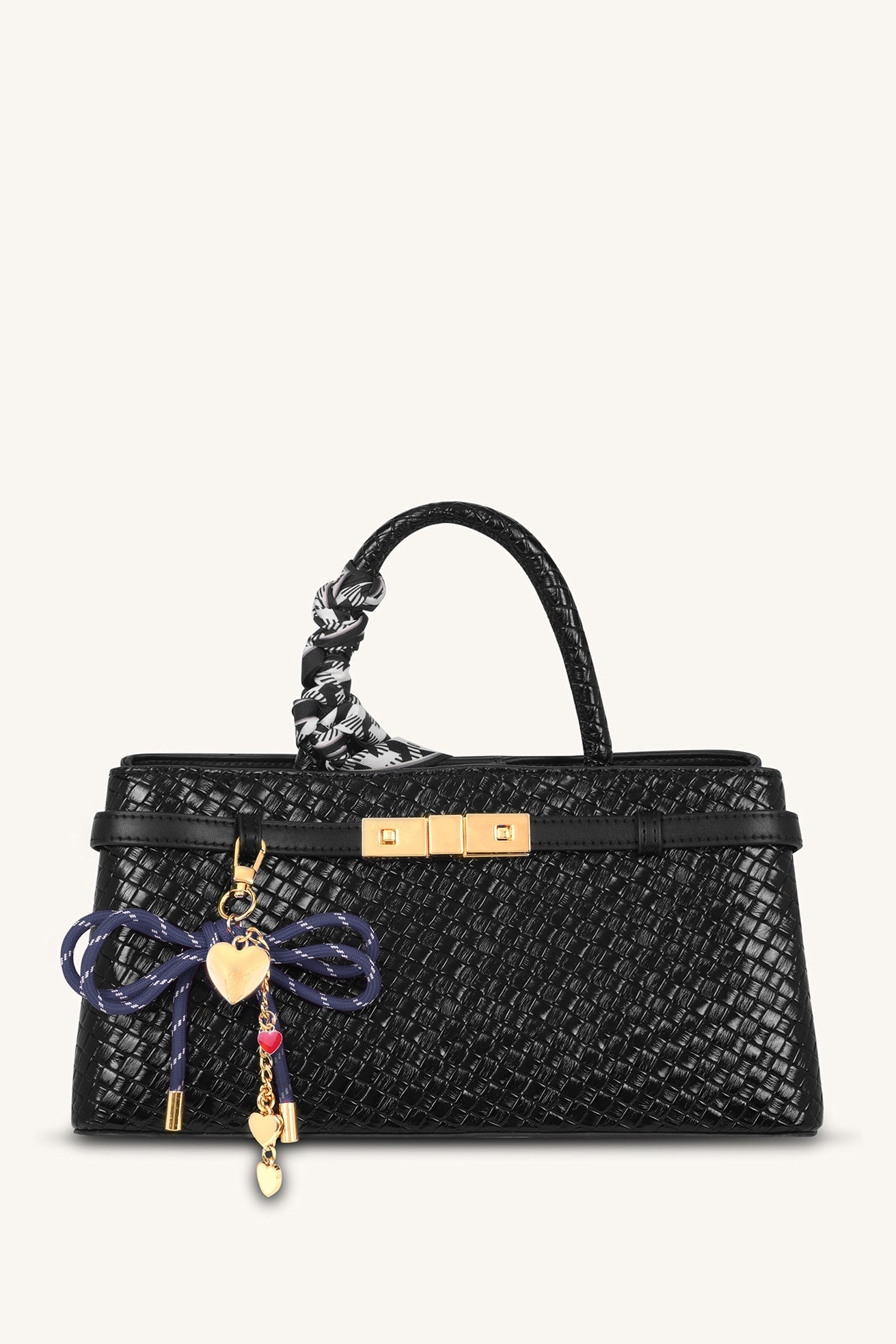 Cupid Bow Bag Charm - Navy - Myra USA