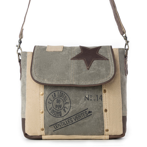 Leather Star Shoulder Bag - Myra USA