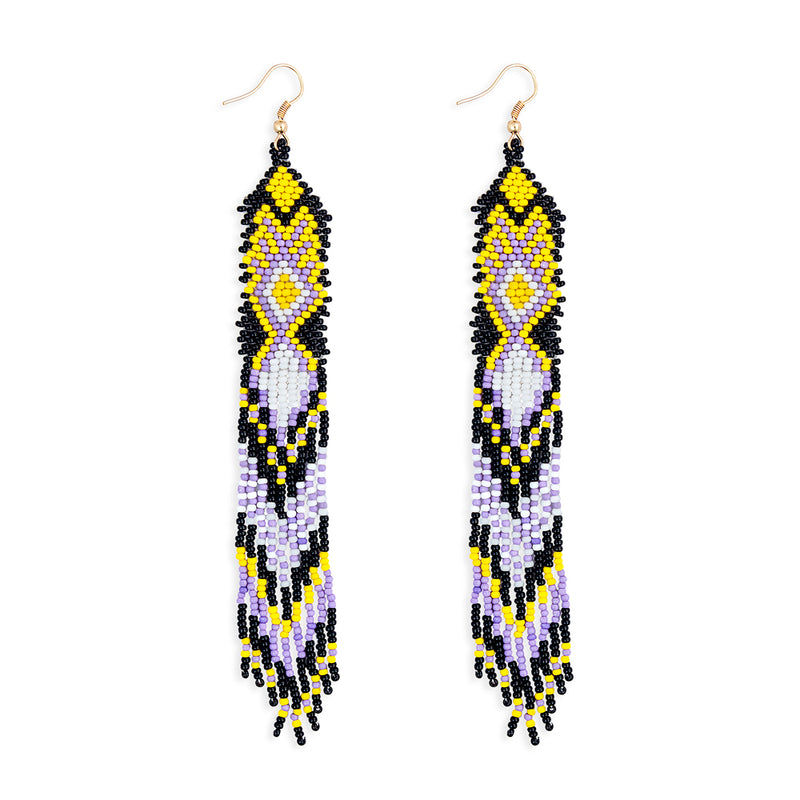 Sandstone Oasis Beaded Earrings