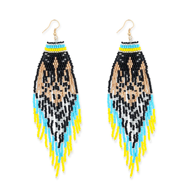 Thunderbird Majestic Beaded Earrings - Myra USA
