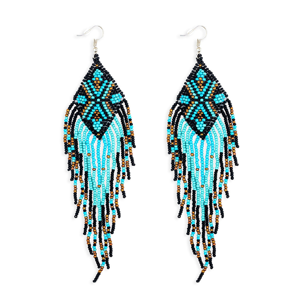Sky Mother Beaded Earrings - Myra USA
