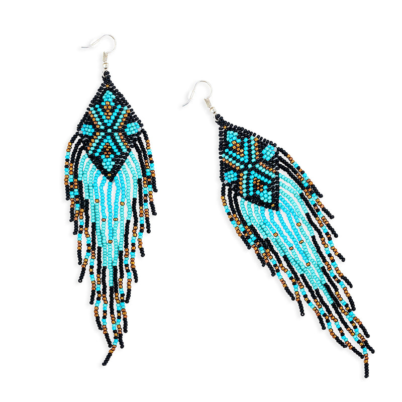 Sky Mother Beaded Earrings