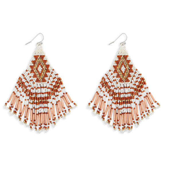 Streaming Light Earrings In Sandstone - Myra USA