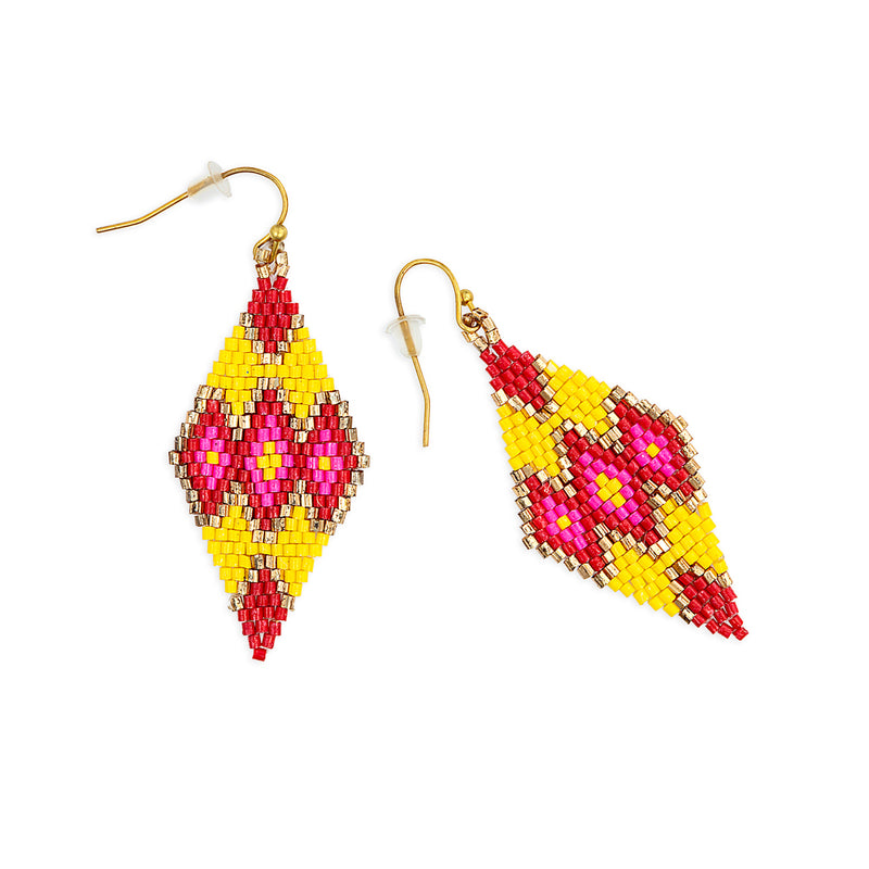 Time's Gift Beaded Earrings