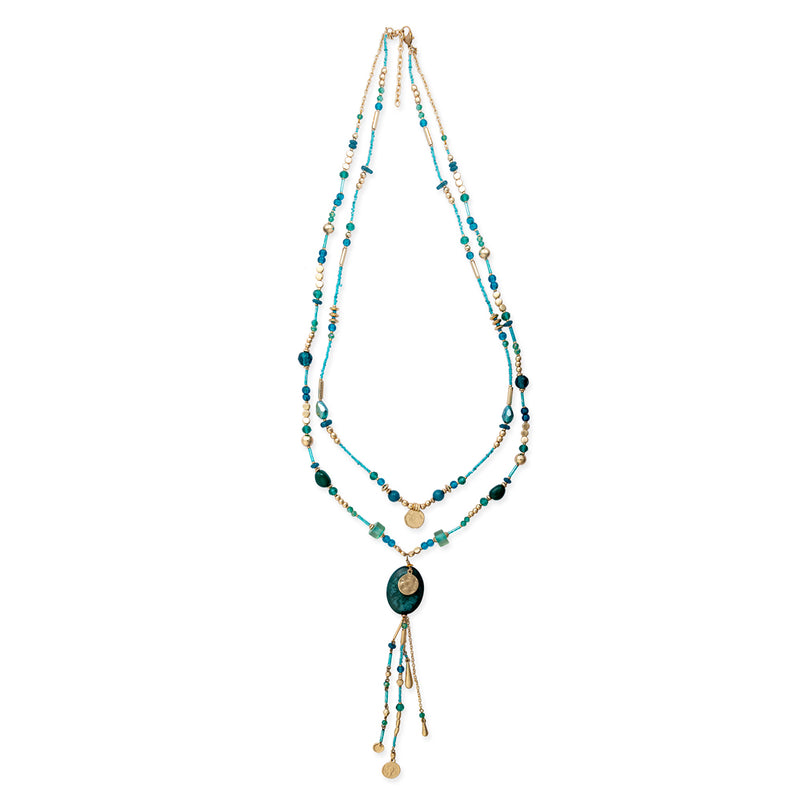 Bluestone Shine Strand Necklace