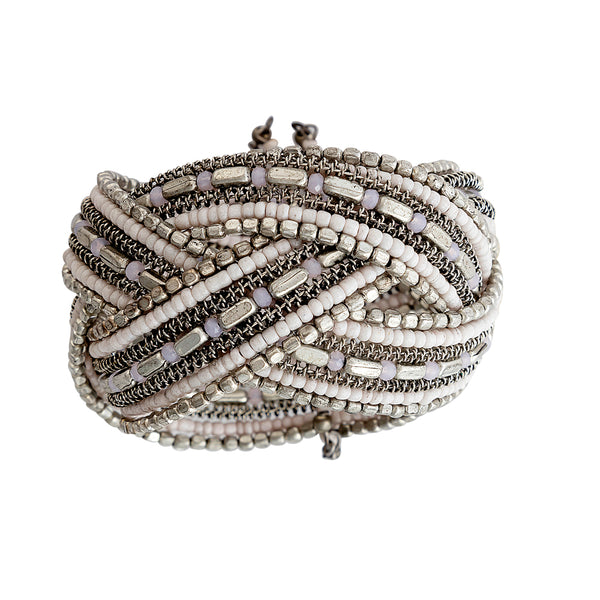 Intertwined Strands Cuff Bracelet - Myra USA