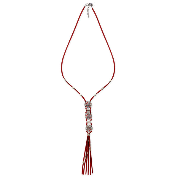 Charmed Life Necklace In Crimson - Myra USA