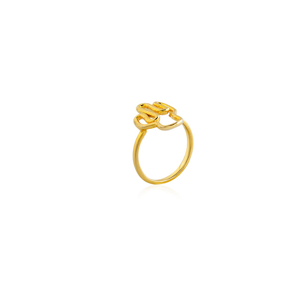 Golden Cactus Ring