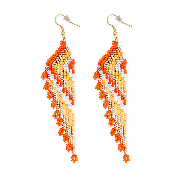 Thunderbird Wing Beaded Earrings - Myra USA