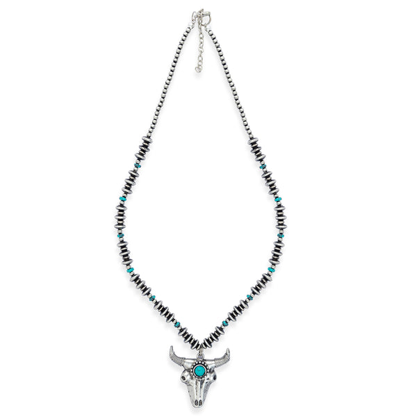Majestic Prairie Steer Necklace - Myra USA