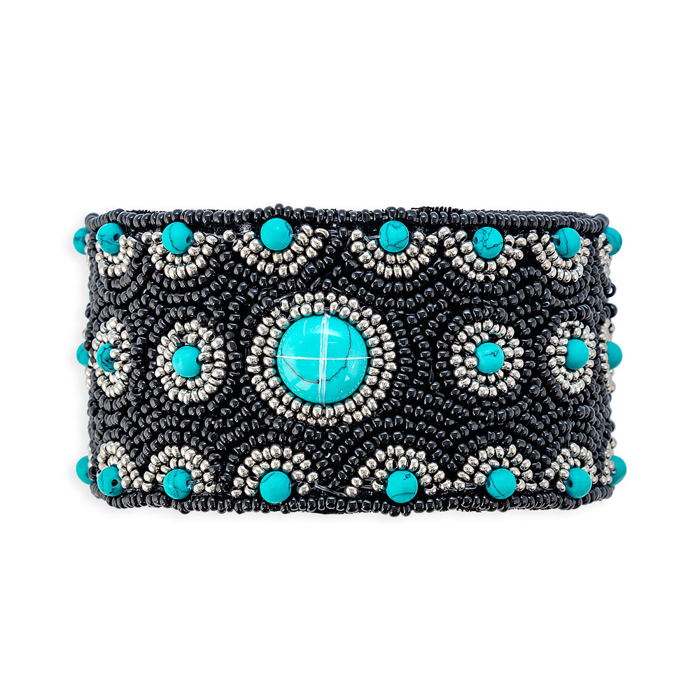Corsikka Beaded Cuff Bracelet - Myra USA