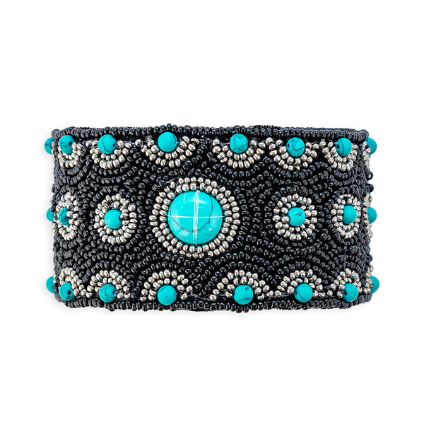 Corsikka Beaded Cuff Bracelet - Myra USA