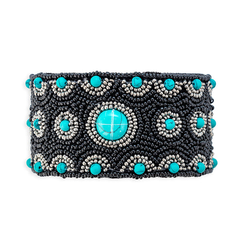 Corsikka Beaded Cuff Bracelet - Myra USA