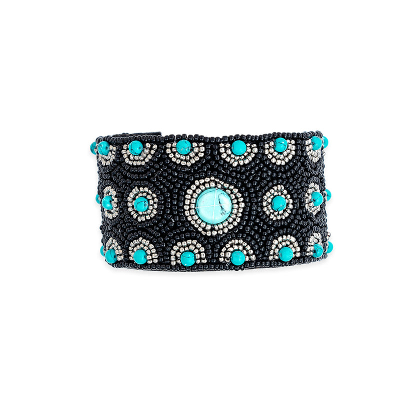 Corsikka Beaded Cuff Bracelet