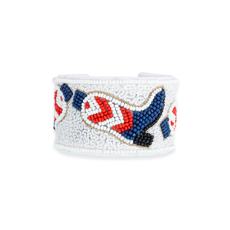 Texas Spirit Beaded Cuff Bracelet