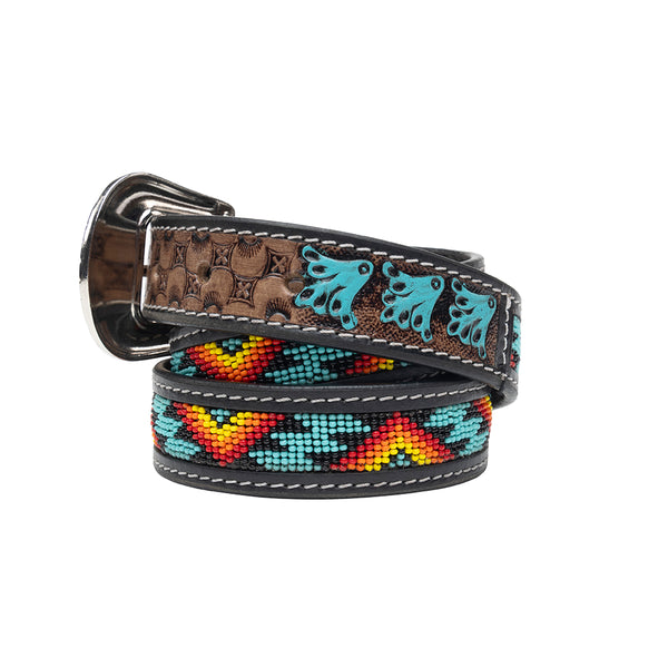 Mesa Moon Mirage Hand-tooled Women's Belt - Myra USA