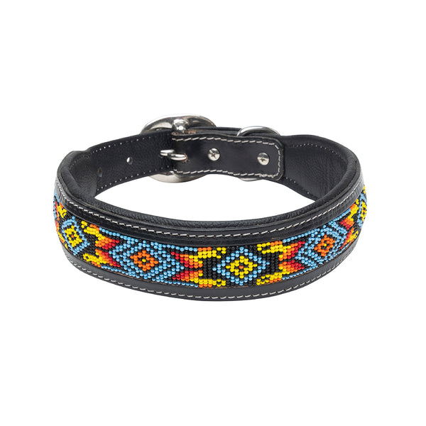 Dodger Trail Hand-beaded Dog Collar - Myra USA
