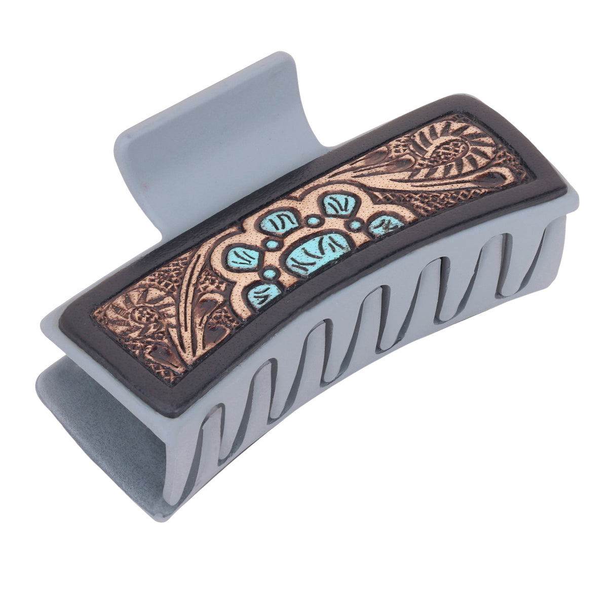 Turquoise Trails Hair Comb Clip - Myra USA