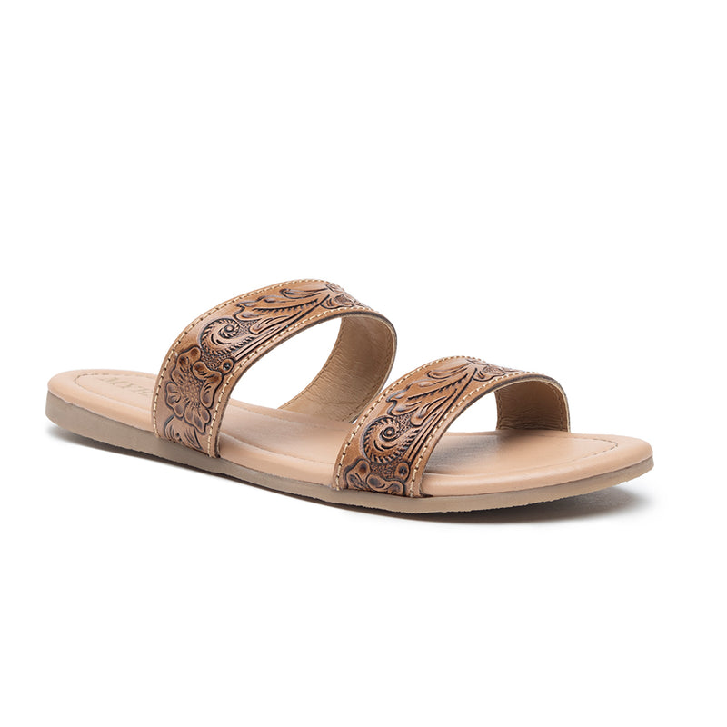 Terra Trails Hand-Tooled Sandals