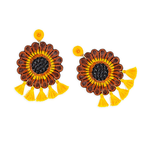 Tassled Wildflower Earrings - Myra USA