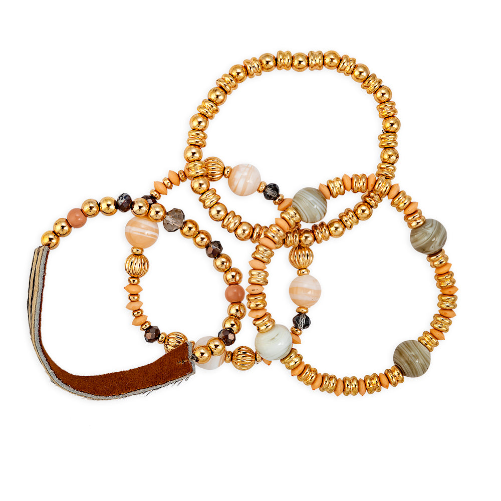Phaidra Stacked Bracelet - Myra USA