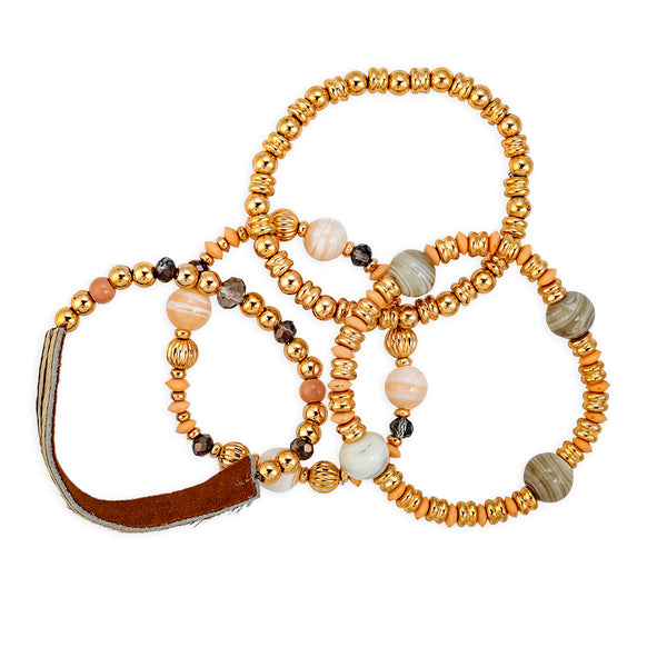 Phaidra Stacked Bracelet - Myra USA
