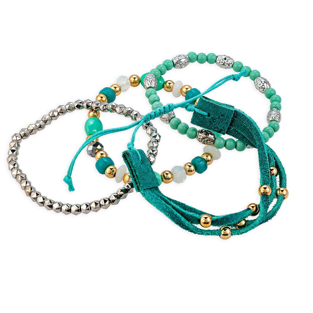 Gisele's Creek Stacked Bracelet - Myra USA
