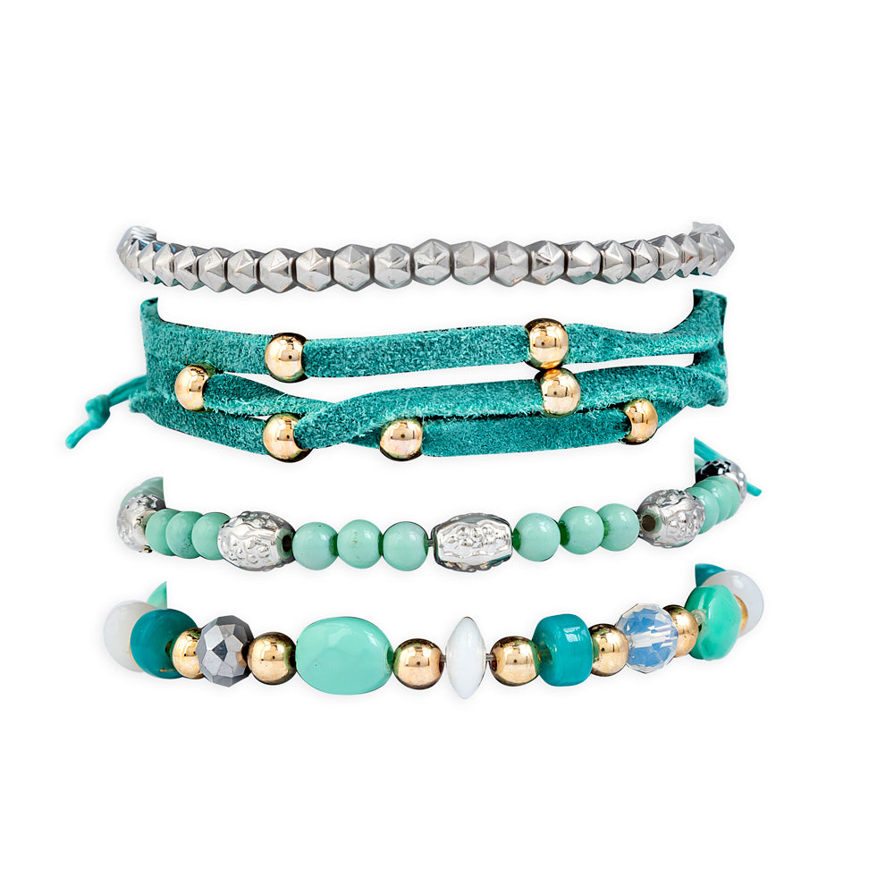 Gisele's Creek Stacked Bracelet - Myra USA