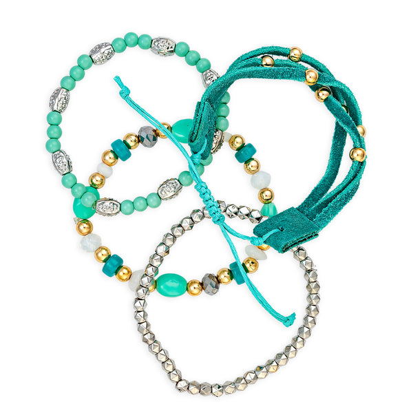 Gisele's Creek Stacked Bracelet - Myra USA