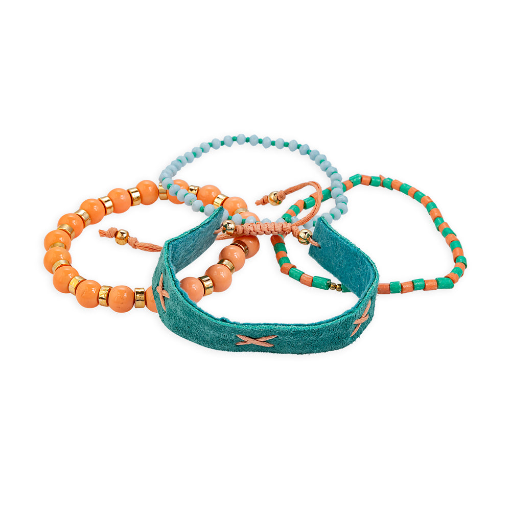 Chloe Stacked Bracelet - Myra USA