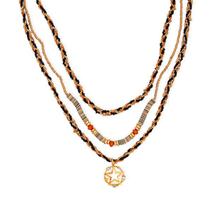 Selita Star Layered Necklace - Myra USA