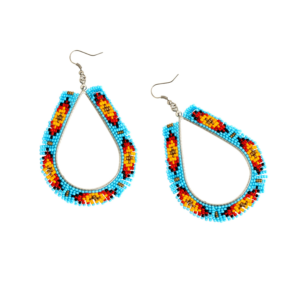 Where Water Runs Beaded Earrings - Myra USA