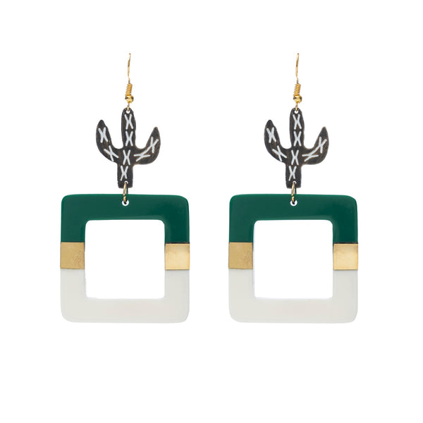 Dactus Cactus Earrings - Myra USA