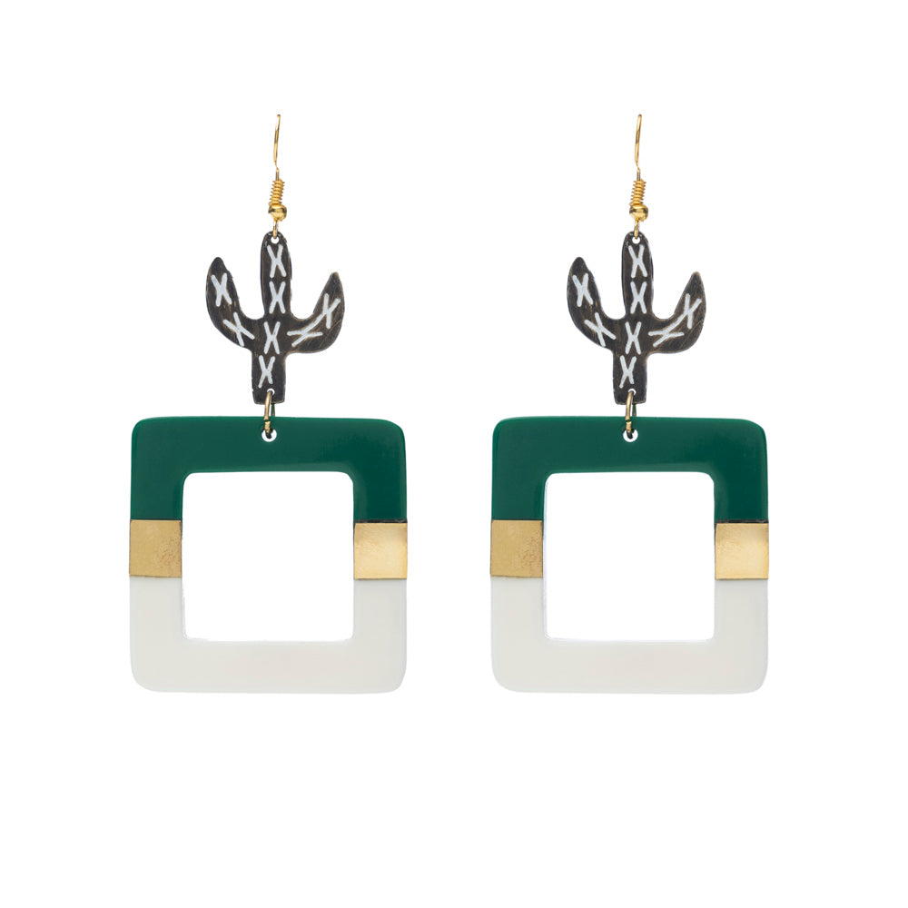 Dactus Cactus Earrings - Myra USA