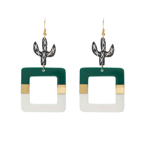 Dactus Cactus Earrings - Myra USA