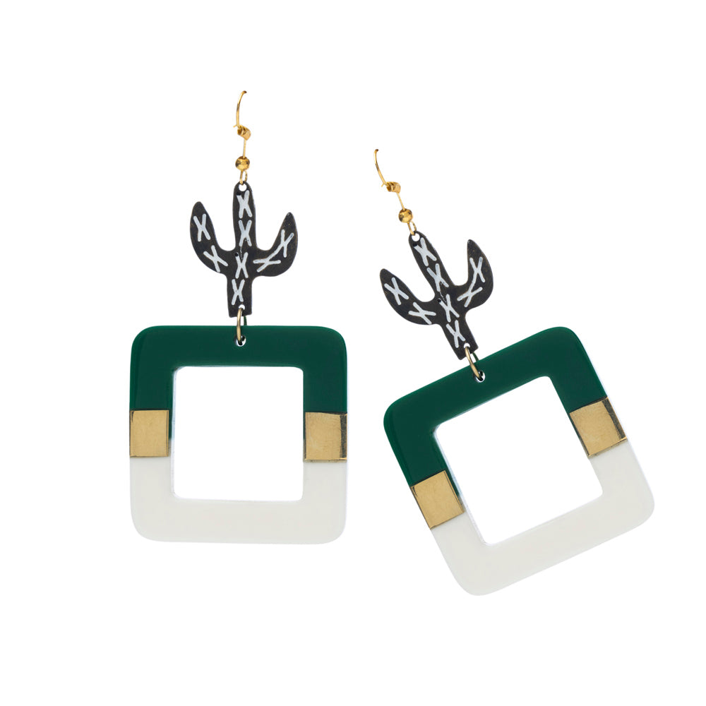Dactus Cactus Earrings - Myra USA