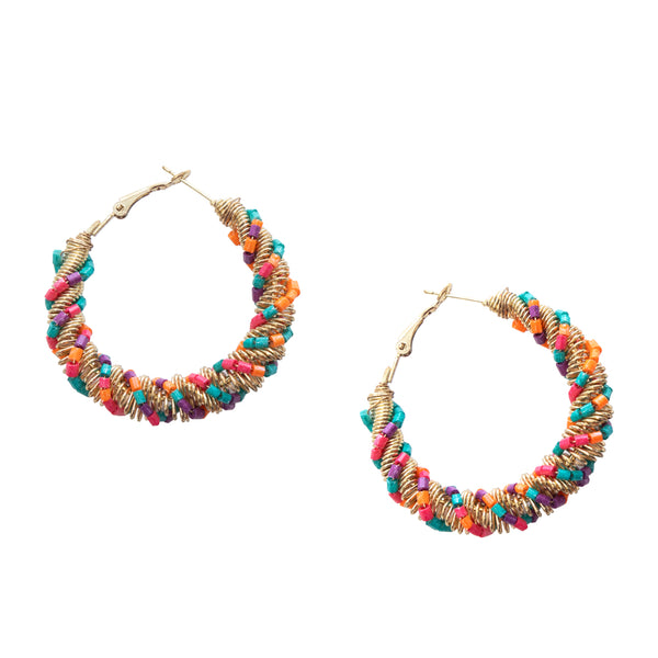 Colorform Bead Earrings - Myra USA