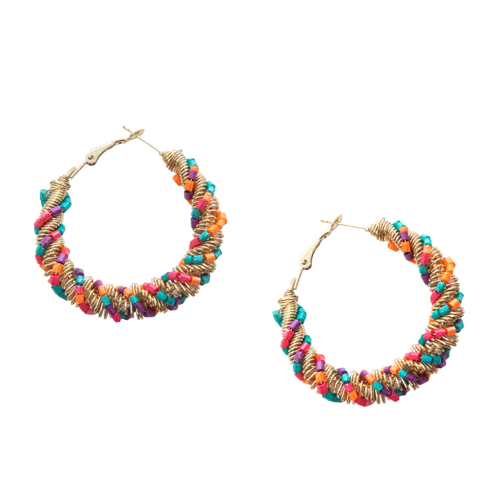Colorform Bead Earrings - Myra USA