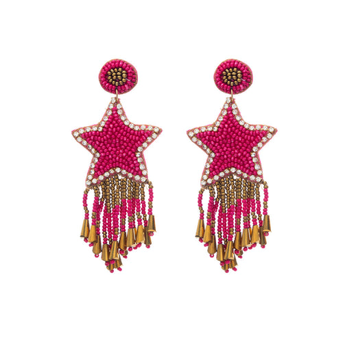 You Are My Star Beaded Earrings - Myra USA