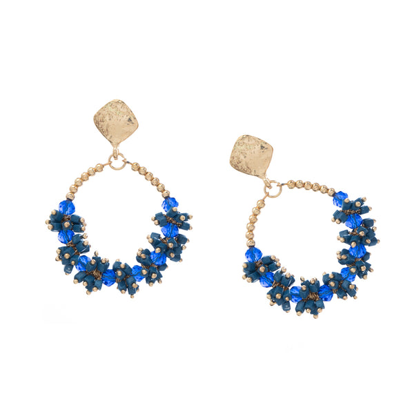 Blue Kallithea Earrings - Myra USA