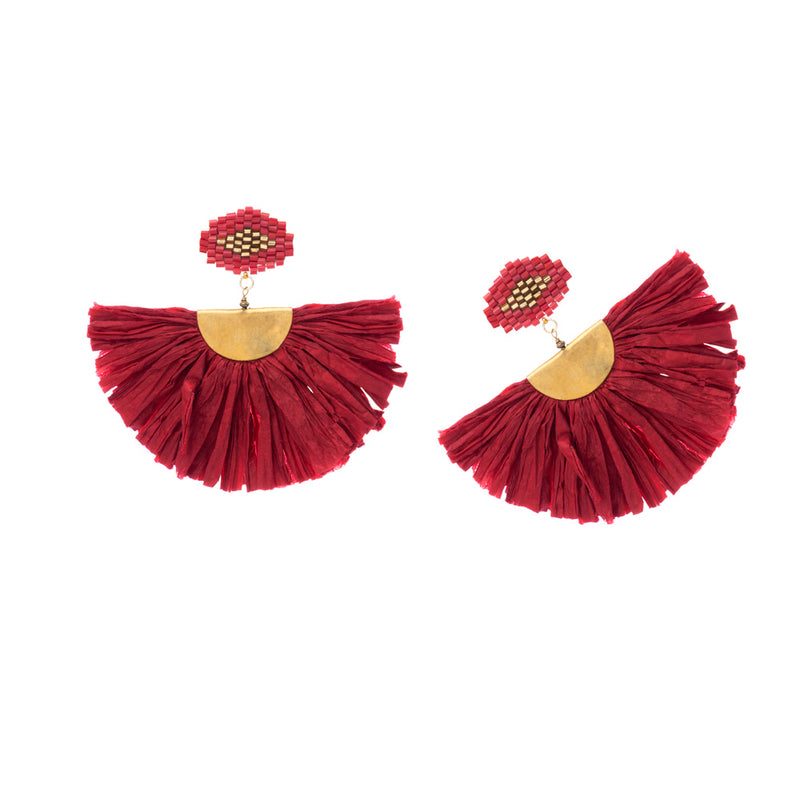 Dalila Scarlet Earrings