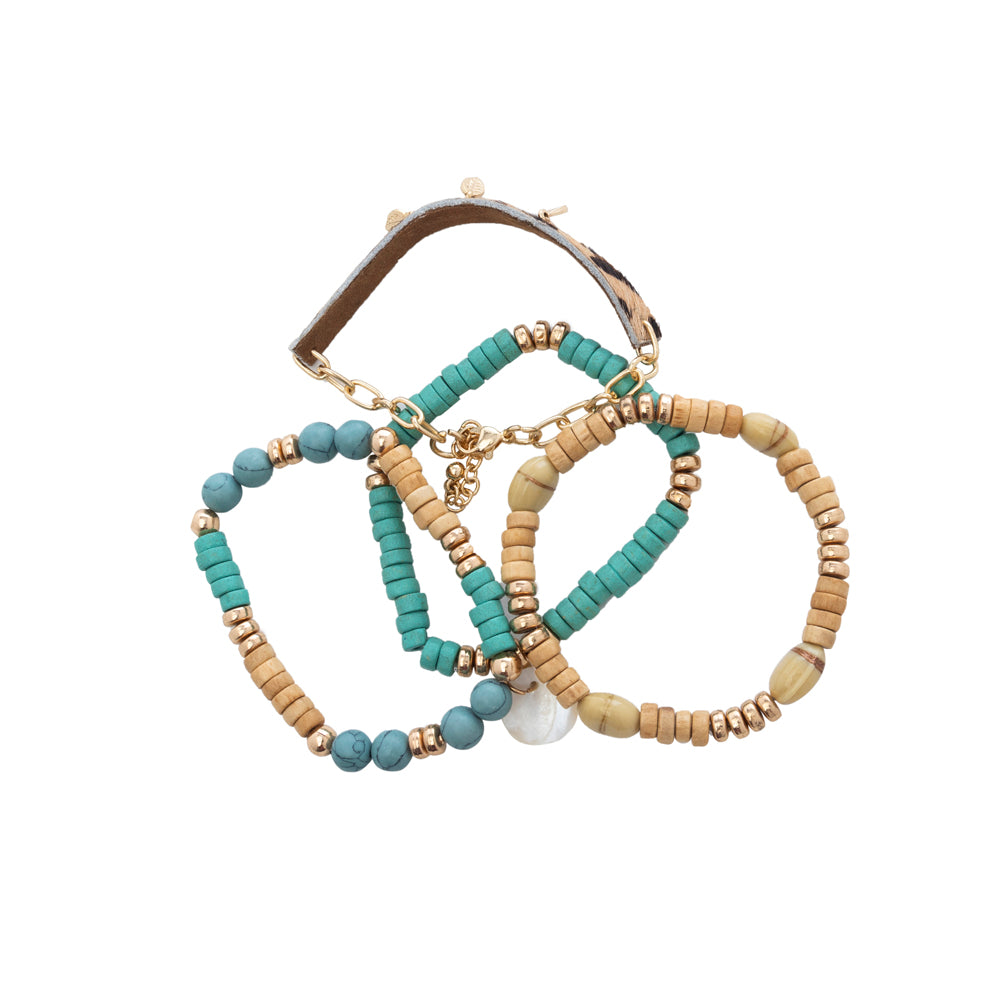 Mariquita Stacked Bracelet - Myra USA