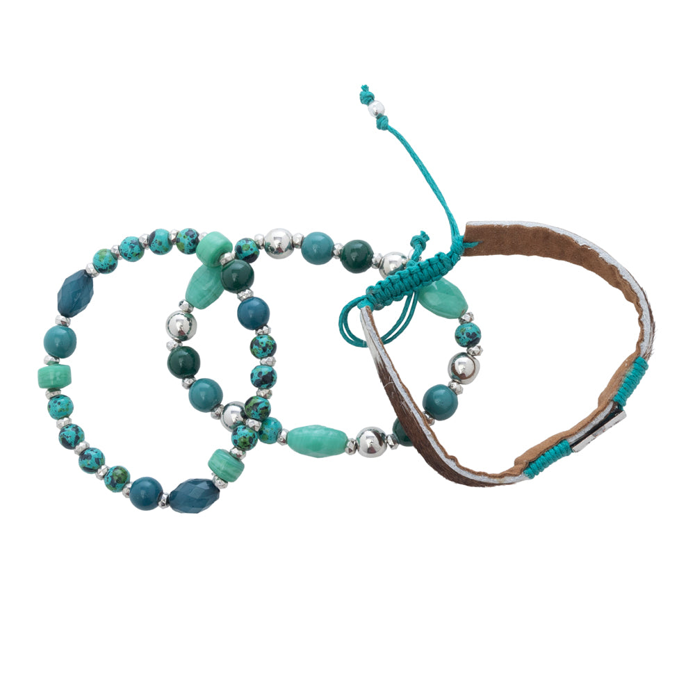 Elandra Stacked Bracelet - Myra USA