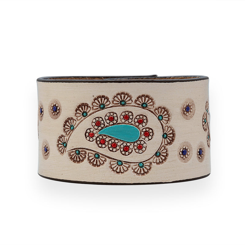 Paonne Leather Cuff Bracelet