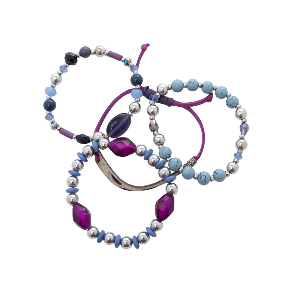 Lalita's Love Stacked Bracelet - Myra USA