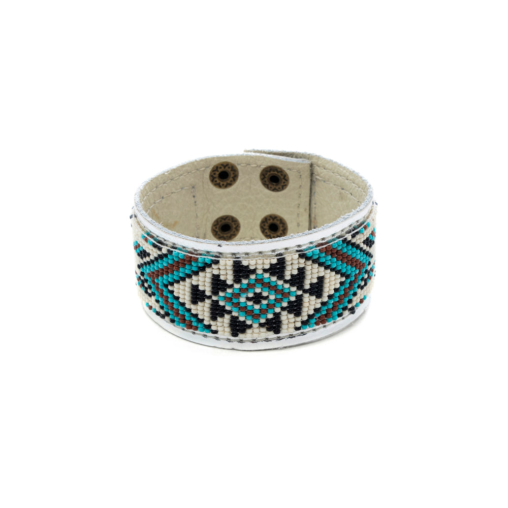 Halina River Leather Cuff Bracelet - Myra USA