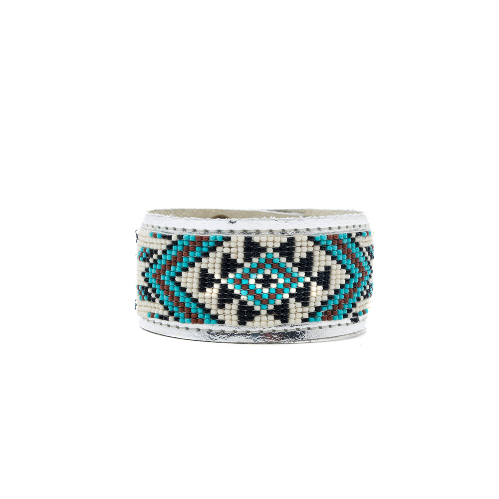 Halina River Leather Cuff Bracelet - Myra USA