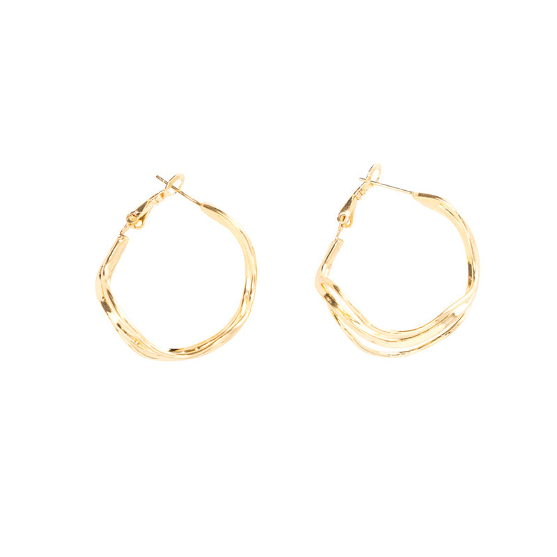 Golden Wave Earrings